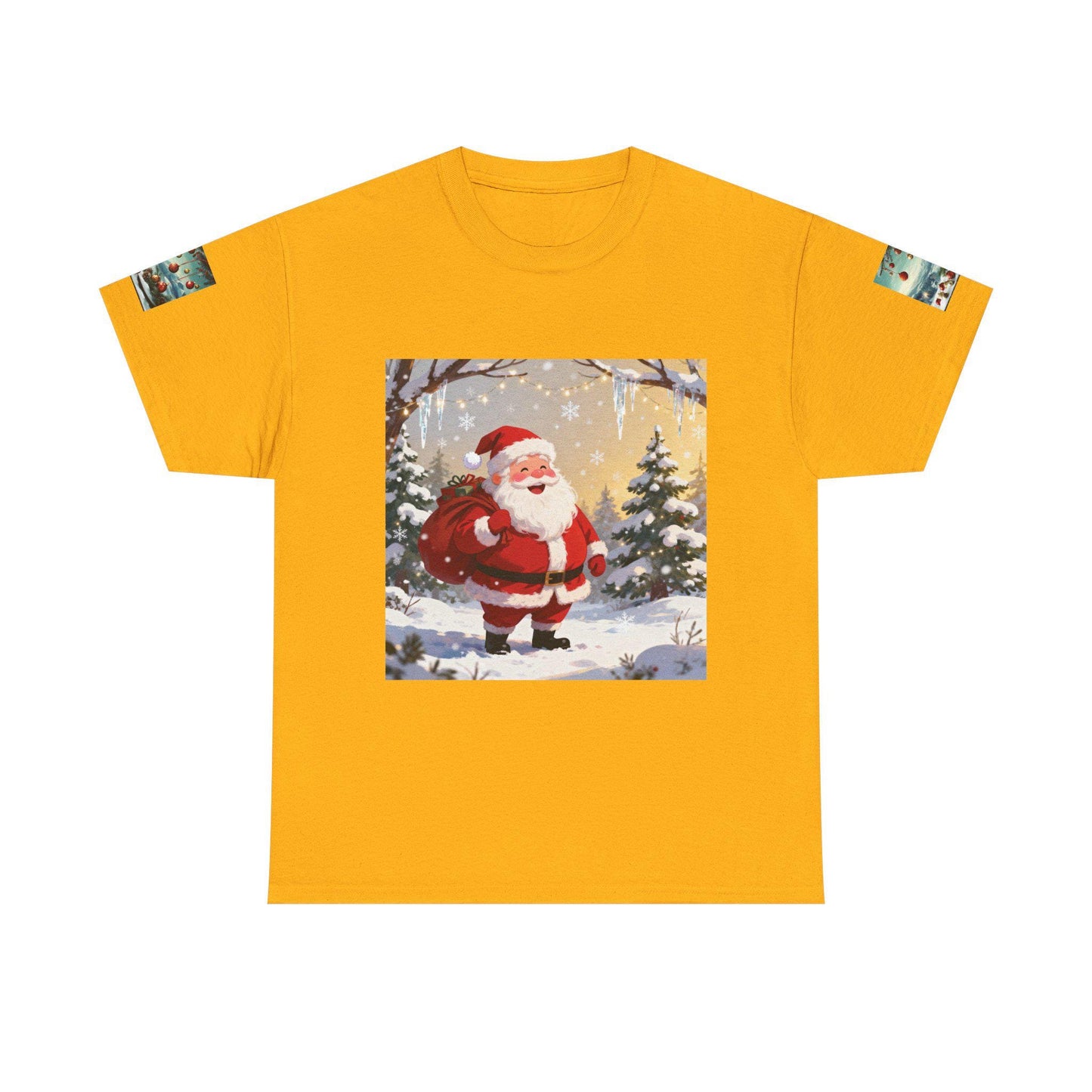 Santa Holiday T-Shirt, Christmas Tee, Unisex Festive Cotton Shirt, Winter Apparel, Gift for Him/Her, Holiday Spirit Wear