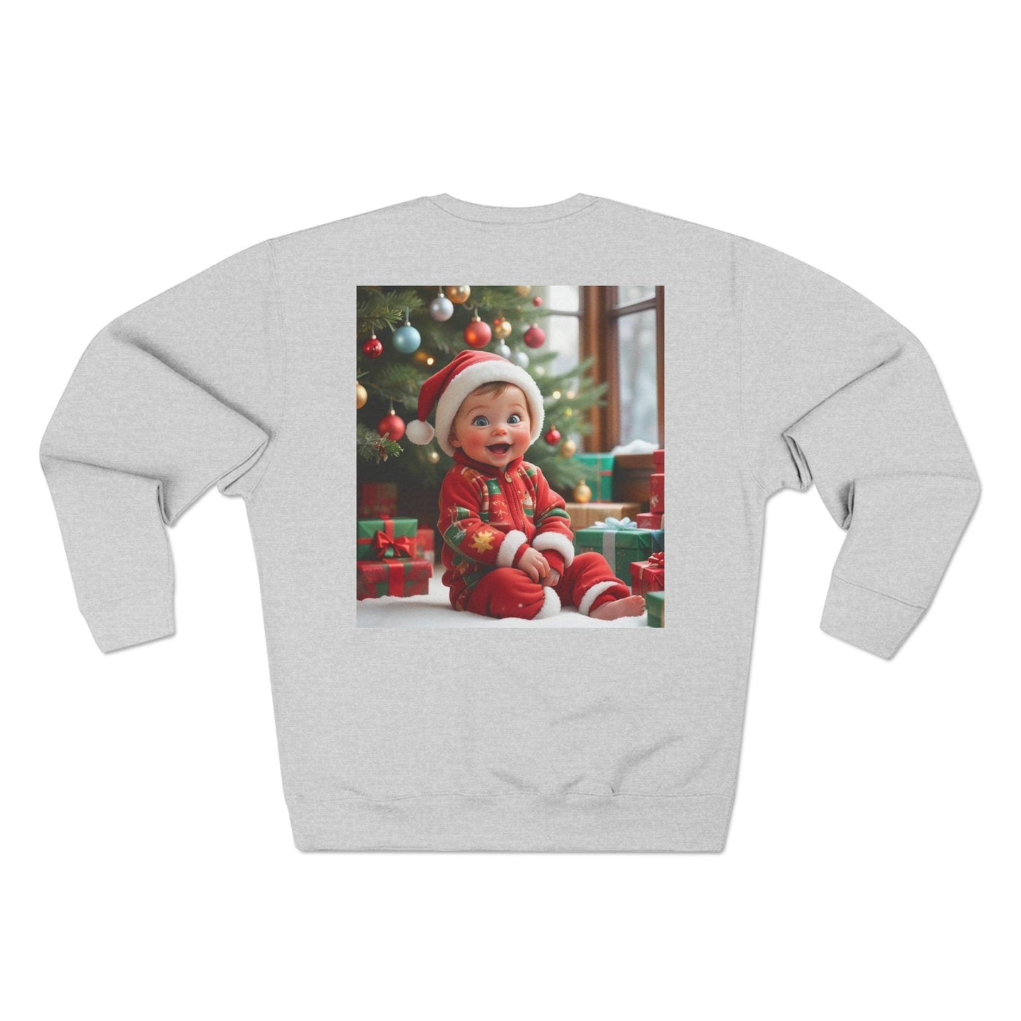 Festive Baby Santa Crewneck Sweatshirt, Holiday Gift, Christmas Apparel, Cute Sweatshirt, Family Matching Outfit
