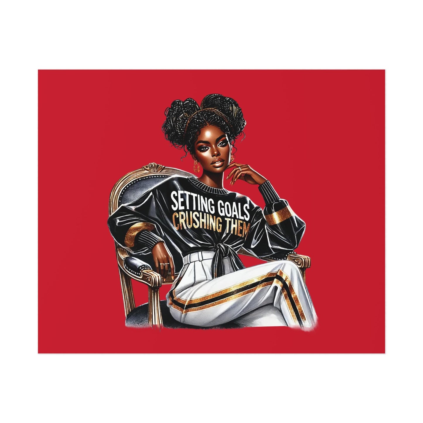 Empowering Uncoated Posters - Inspiring Wall Art, Motivational Decor, Goal Setting, Home Office Wall Hangings, Gift for Dreamers