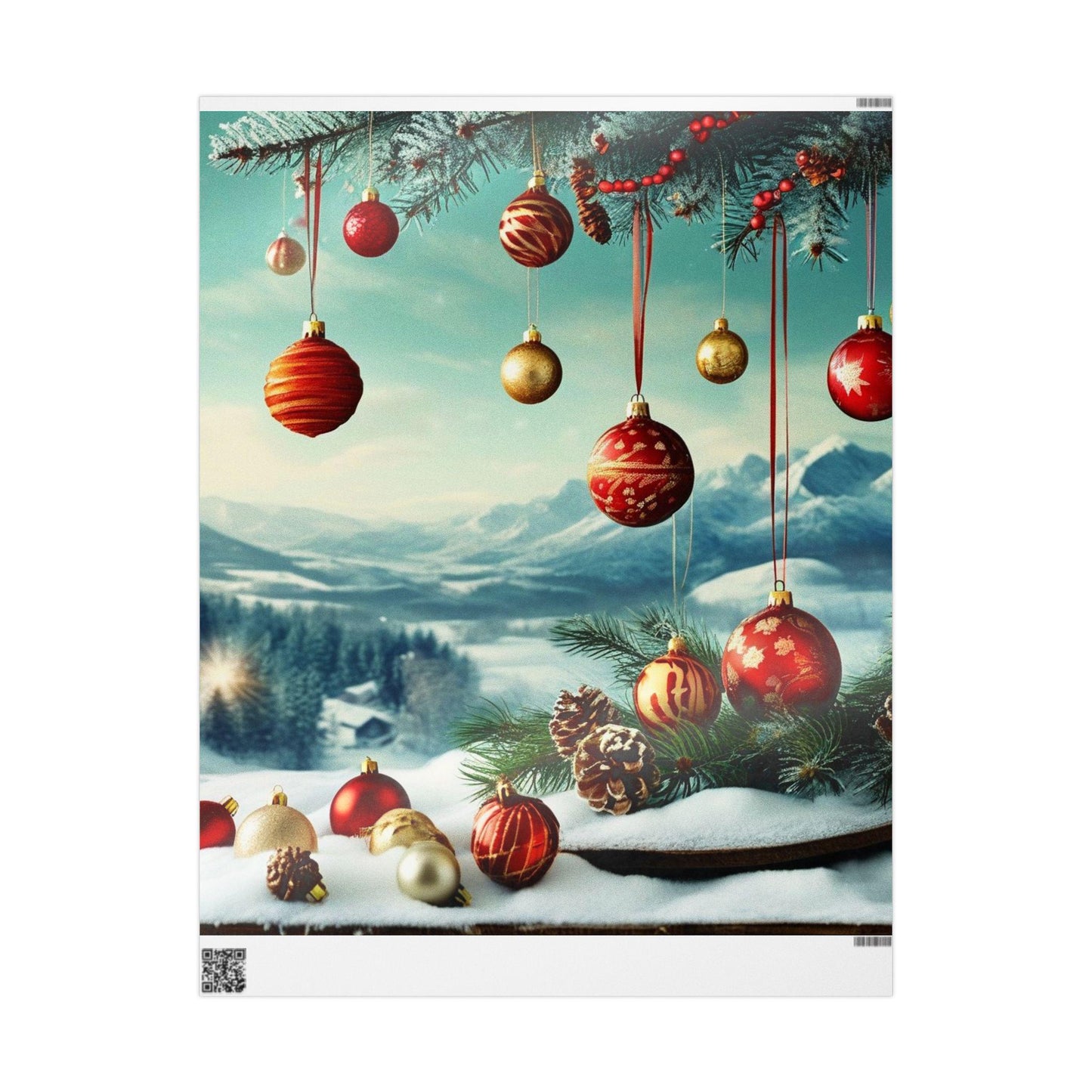 Festive Wrapping Paper for Holiday Gift-Bags, Christmas Gift Wrap, Seasonal Wraps, Decorative Paper for Any Occasion, Eco-Friendly [...]