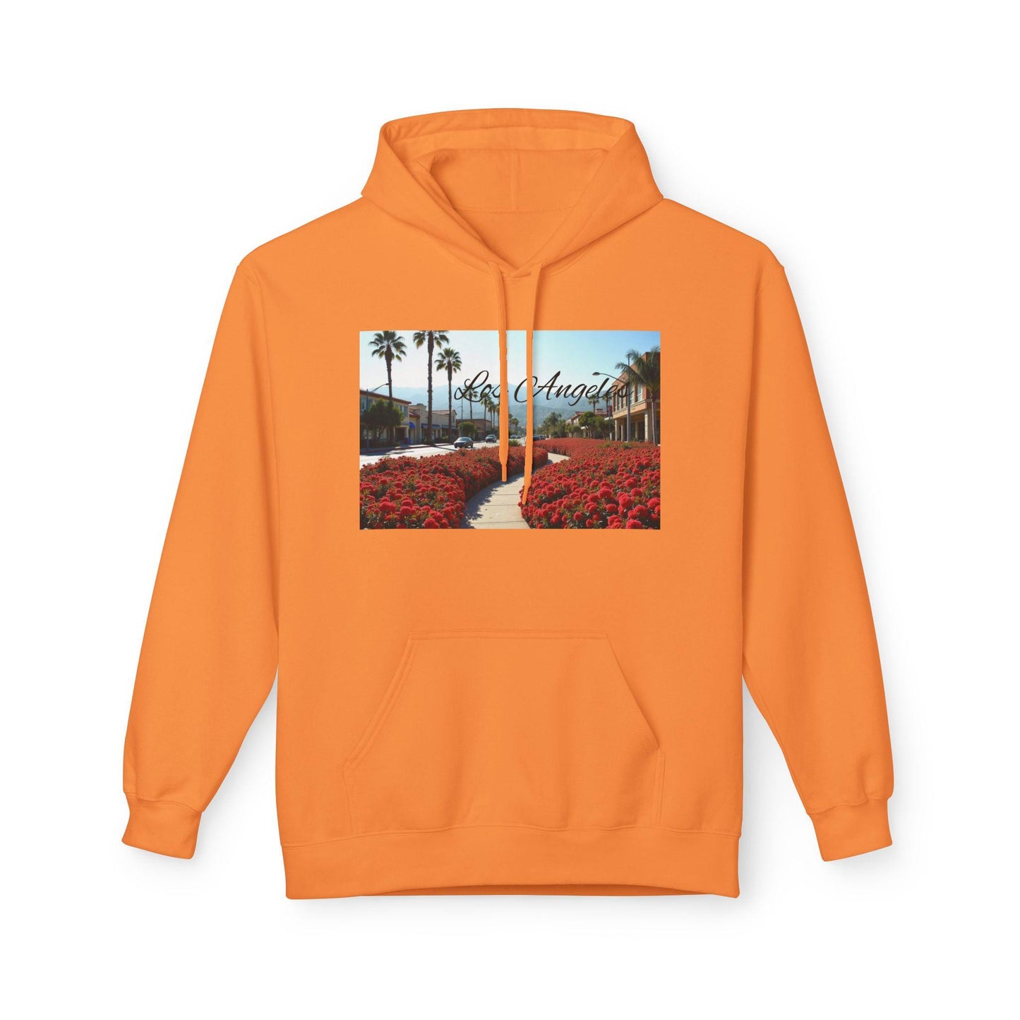 California Vibes Fleece Hoodie, Unisex Hoodie, Summer Apparel, Travel Souvenir, Gift for Her, Casual Wear, Relaxed Style