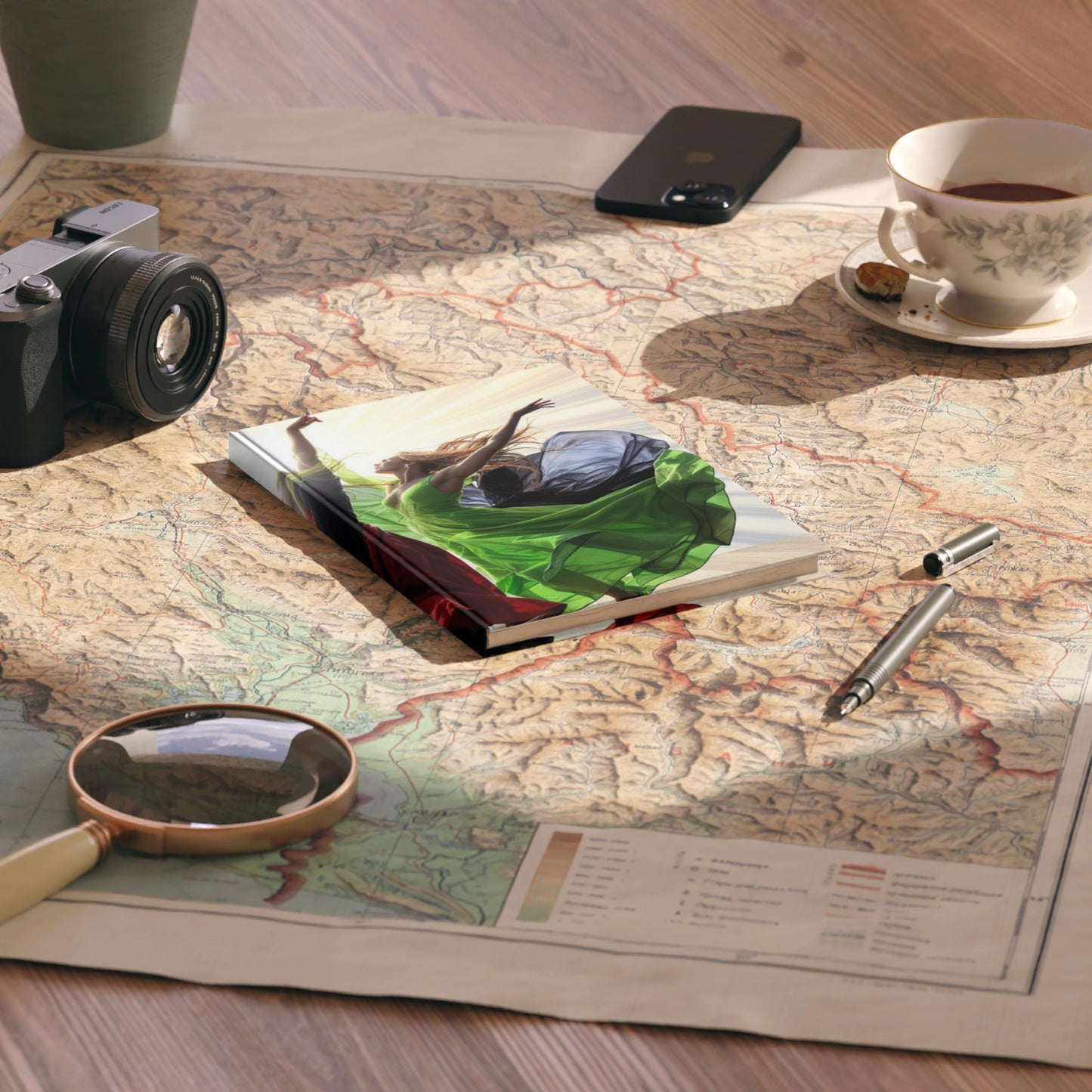 Elegant Dance Hardcover Journal - Perfect Gift for Writers, Poets, and Creatives, Inspirational Notebook, Artistic Journal, A5 Size