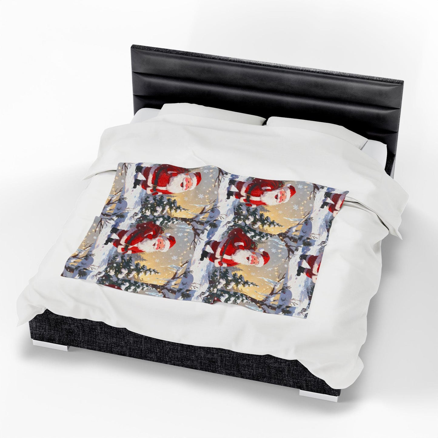 Copy of Heaven's Embrace Velveteen Plush Blanket, Cozy Throw for Nurseries, Gifts for New Parents, Baby Shower Decor, Angelic Home Accent