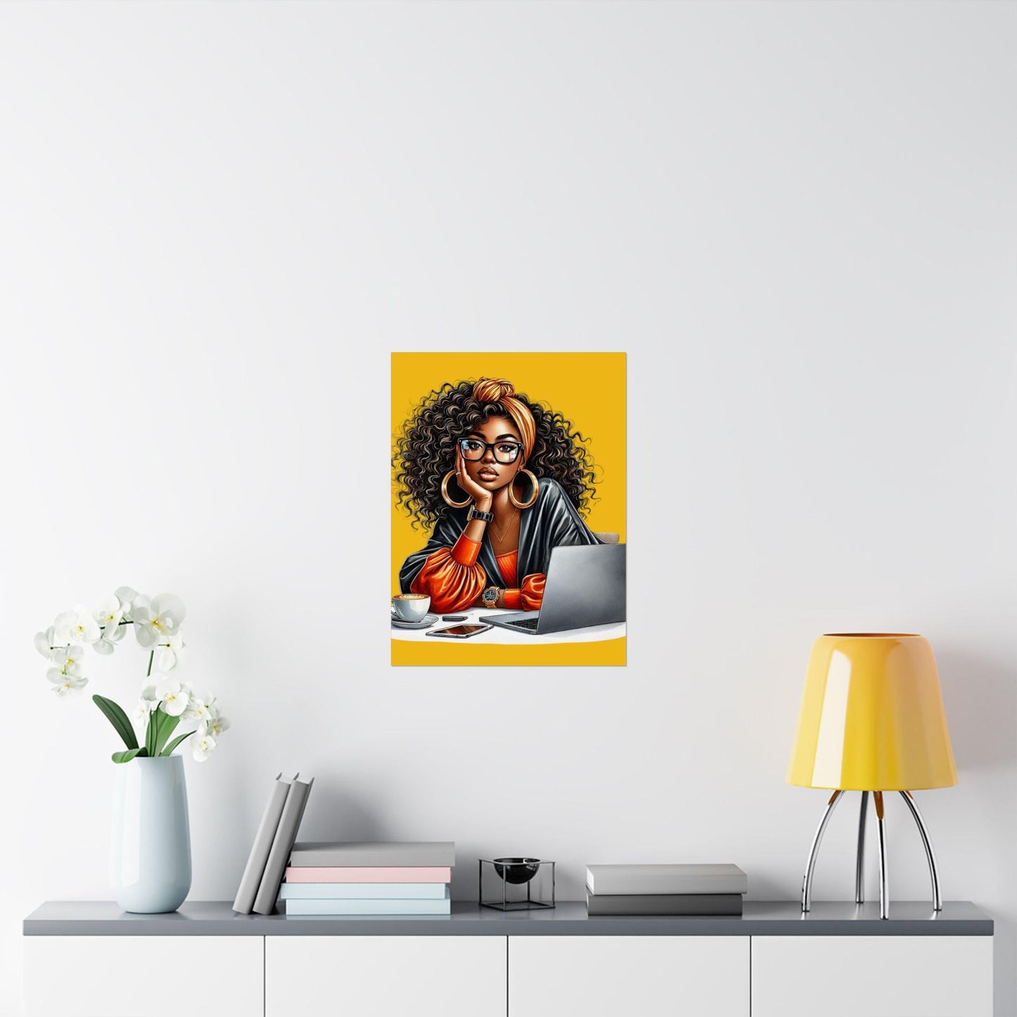 Chic Satin Posters, Inspiring Wall Art, Home Office Decor, Gift for Her, Motivational Decor, Stylish Prints