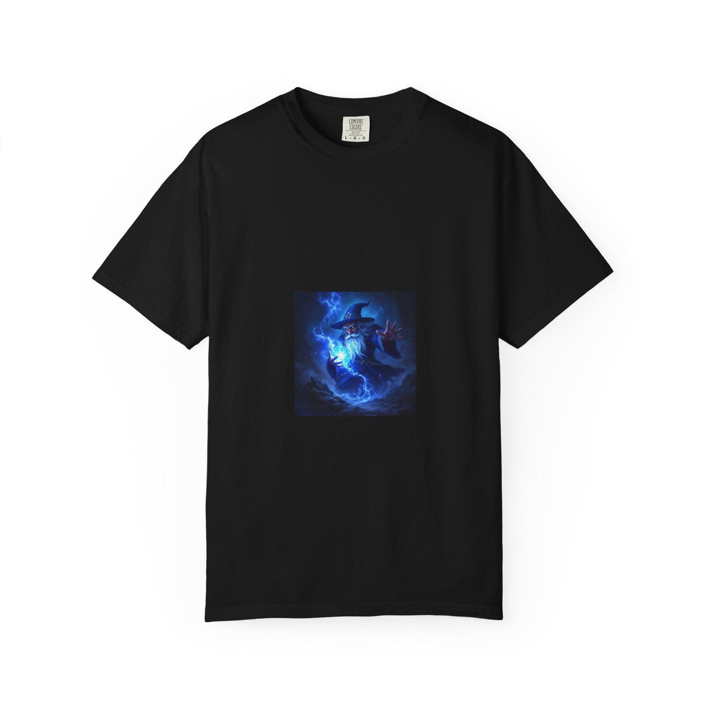 Cosmic Blue Unisex Garment-Dyed T-Shirt | Artistic Graphic Tee, Streetwear, Gift for Men & Women, Casual Wear, Summer Fashion