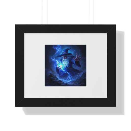 Wizard Fantasy Framed Poster: Mystical Magical Wall Art