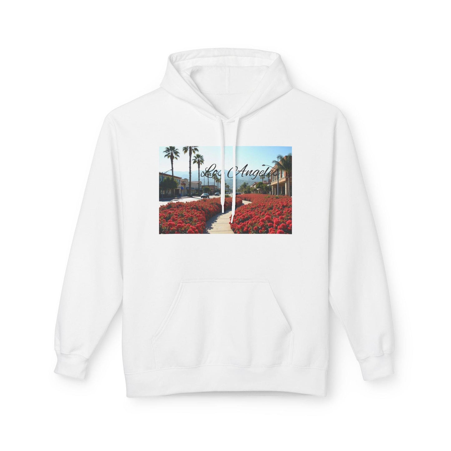 California Vibes Fleece Hoodie, Unisex Hoodie, Summer Apparel, Travel Souvenir, Gift for Her, Casual Wear, Relaxed Style
