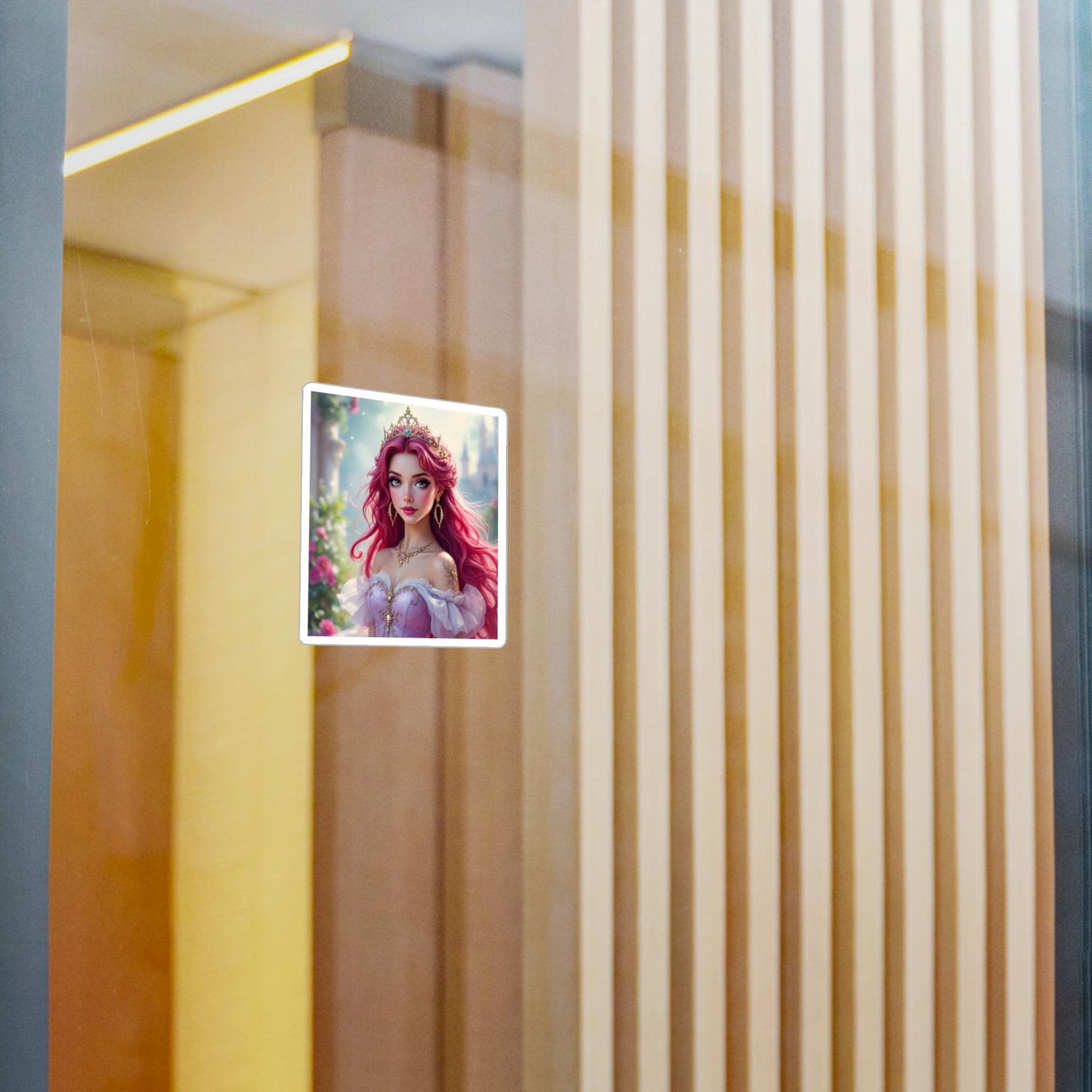 Vinyl Decals for Home Decor, Cute Princess Sticker, Wall Art, Girls Bedroom Decor, Vinyl Wall Art, Gift for Kids