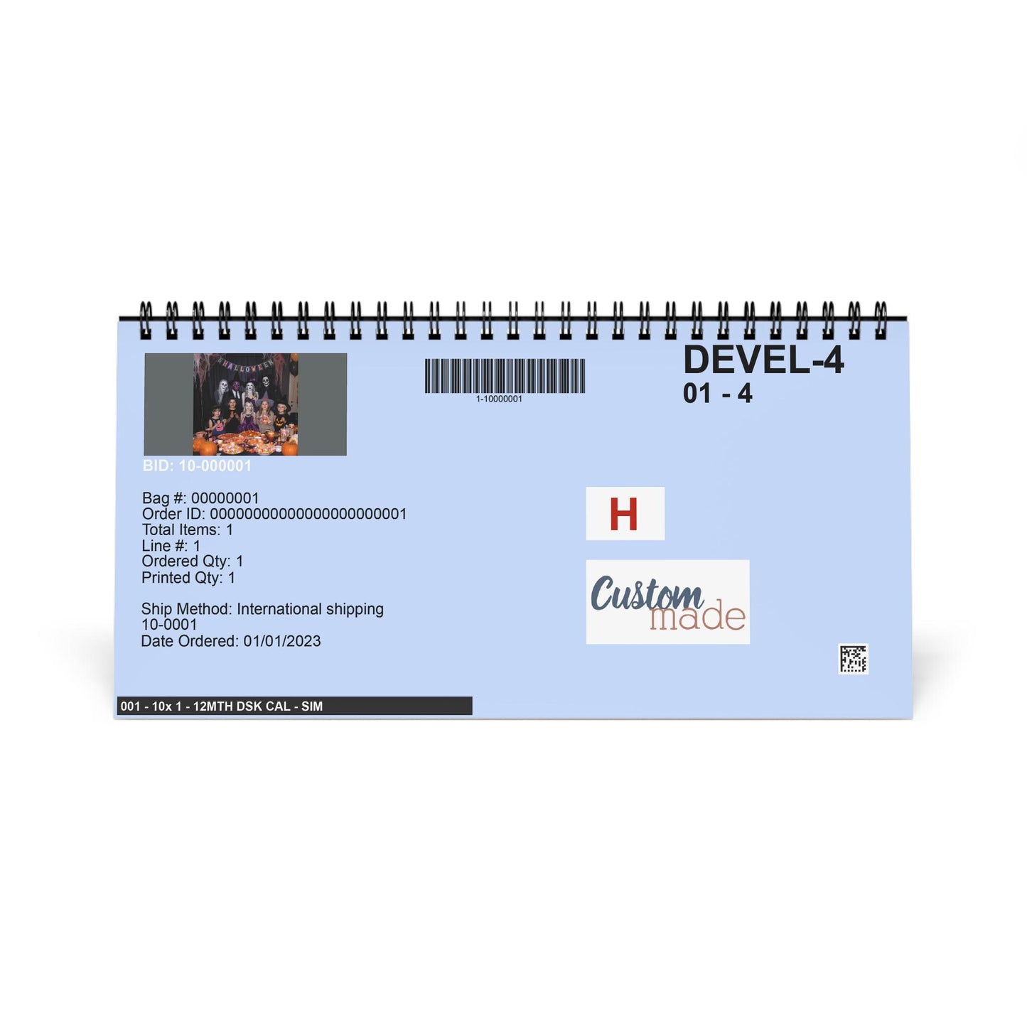 Halloween Themed Desktop Calendar: Seasonal Office Decor