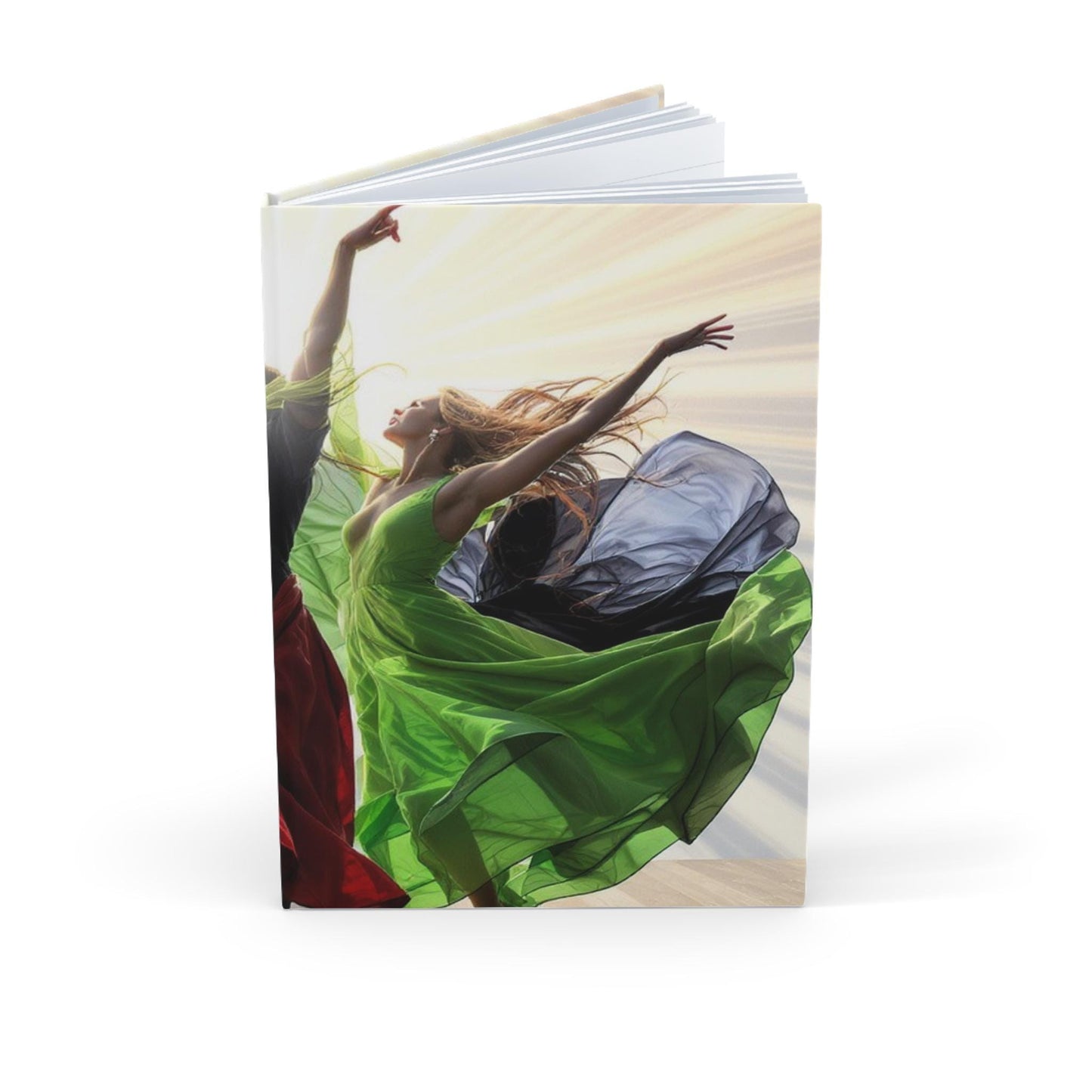 Elegant Dance Hardcover Journal - Perfect Gift for Writers, Poets, and Creatives, Inspirational Notebook, Artistic Journal, A5 Size