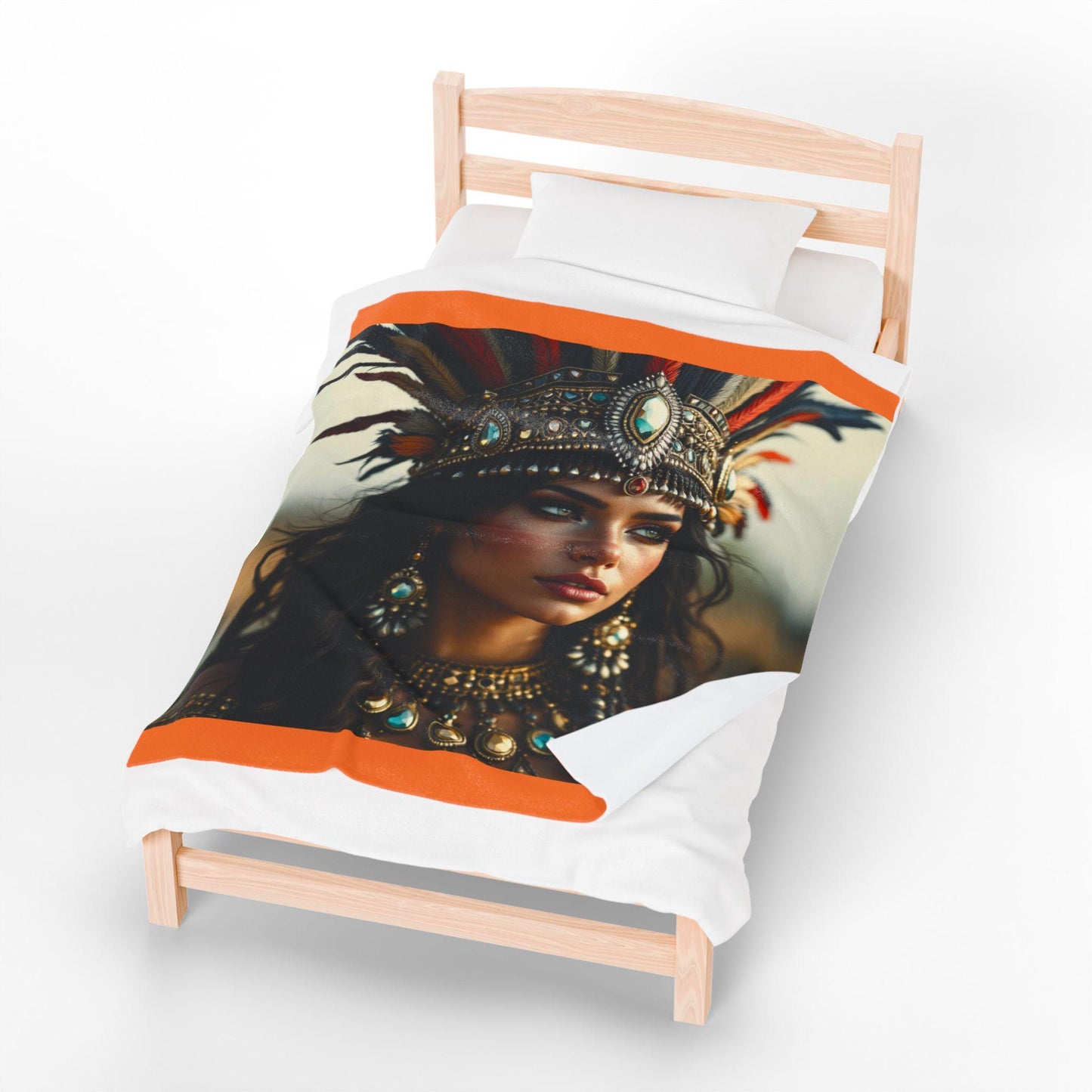 Velveteen Plush Blanket - Cozy Home Decor, Bohemian Style Throw, Perfect Gift for Warmth & Comfort, Home Accents, Festivals