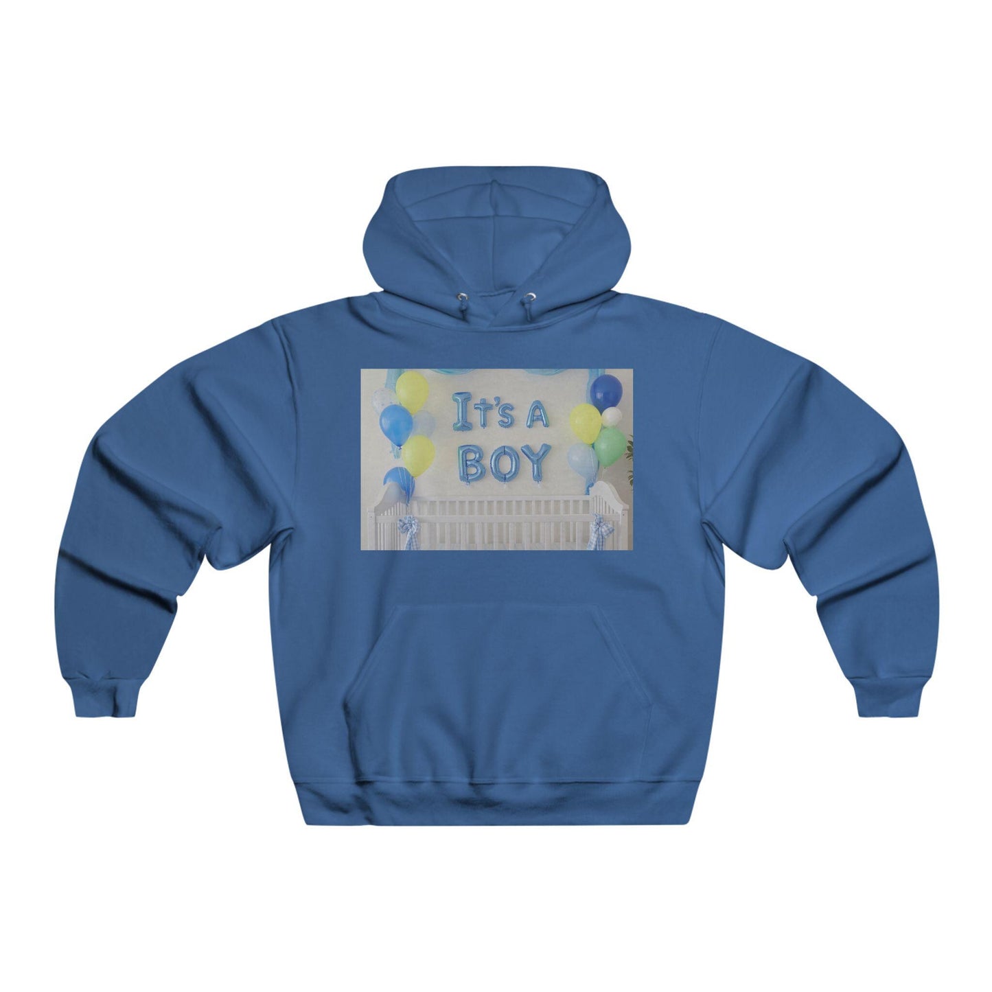 It's A Boy Baby Shower Hoodie: Gender Reveal Sweatshirt