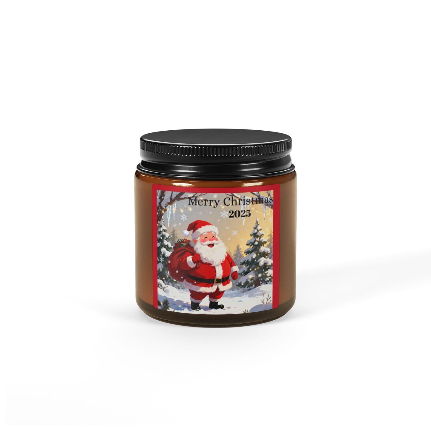 Christmas Scented Soy Candle, Holiday Decor, Gift for Her, Festive Home Fragrance, Merry Christmas 2023