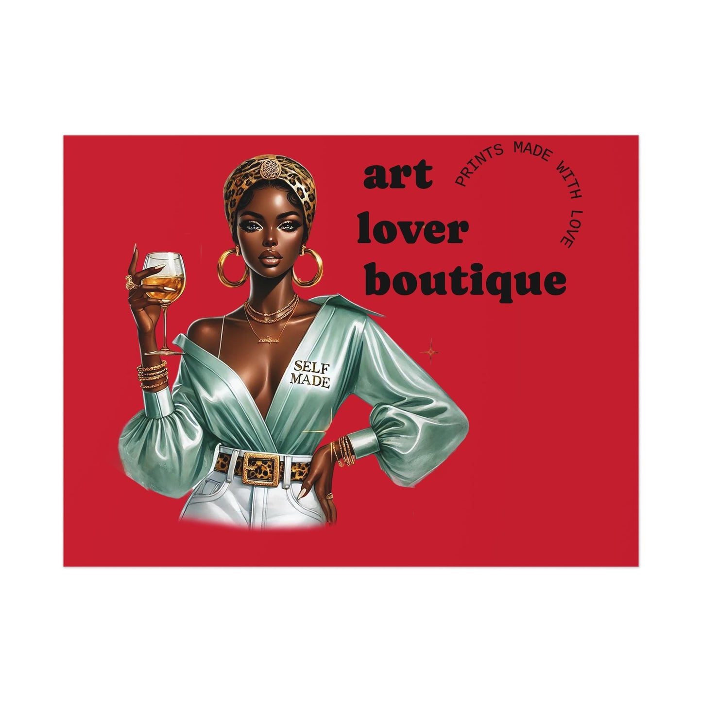 Art Lover Boutique Poster | Stylish Home Decor, Wall Art, Gift for Art Enthusiasts, Modern Design, Fashionable Decor