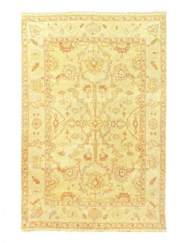Canvello Fine Hand Knotted Oushak Design Rug - 6' x 9'