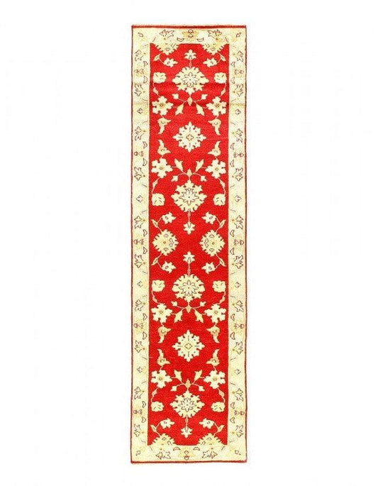 Canvello Fine Hand Knotted Oushak Design runner 2'5'' X 9'11''