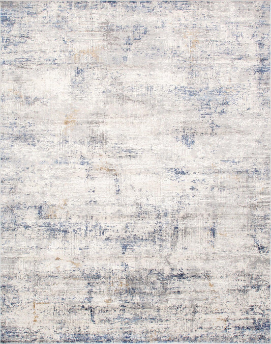 Canvello Light Grey Fabric Area Rug- 2' X 3'