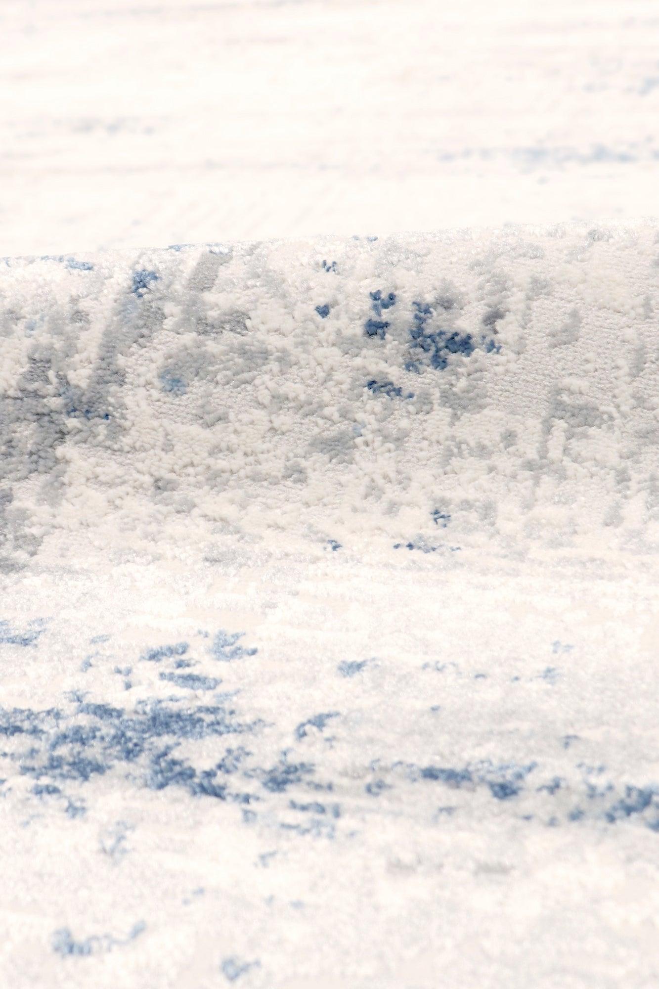 Canvello Light Grey Fabric Area Rug- 2' X 3'