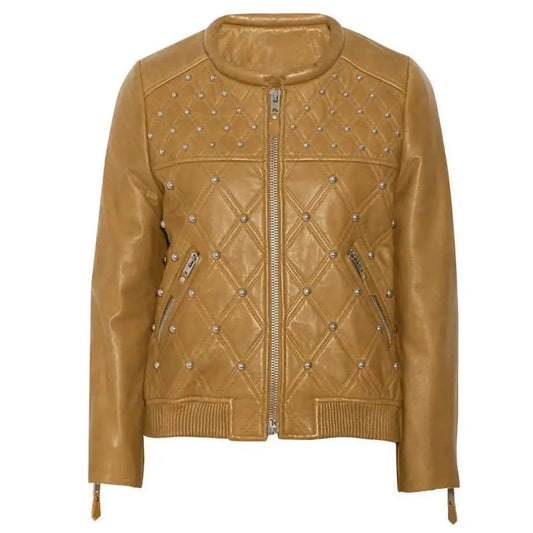 Women’s Brown Genuine Leather Jacket