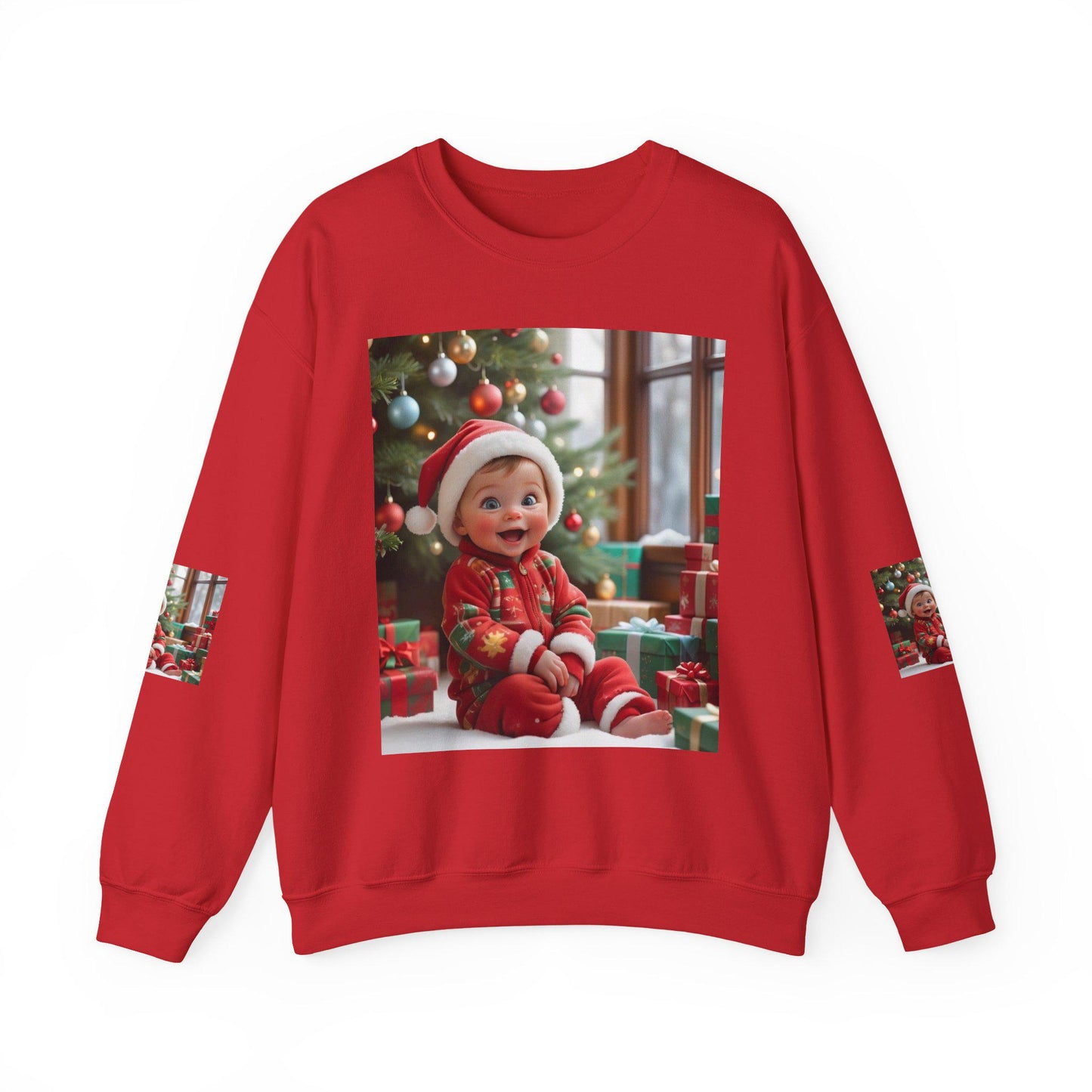 Festive Child Sweatshirt - Cozy Christmas Sweatshirt, Holiday Gift, Kids' Christmas Apparel, Cute Holiday Wear, Family Christmas Sweatshirt