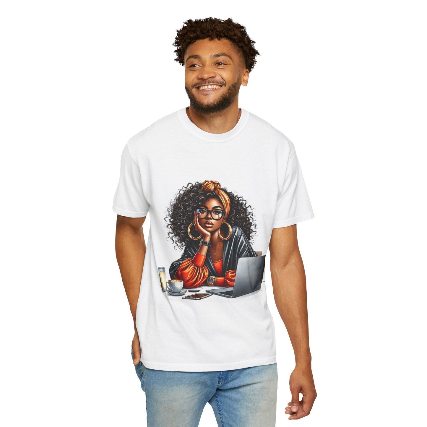 Empowering Self-Made T-Shirt: Unisex Garment-Dyed US Cotton Tee