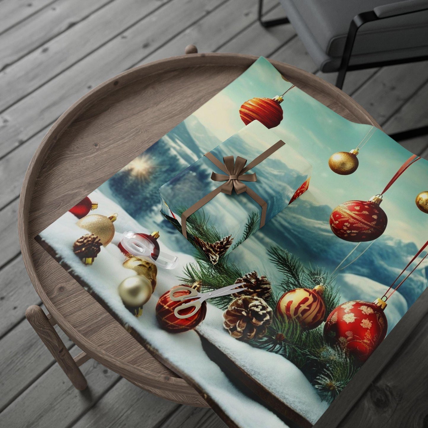 Festive Wrapping Paper for Holiday Gift-Bags, Christmas Gift Wrap, Seasonal Wraps, Decorative Paper for Any Occasion, Eco-Friendly [...]