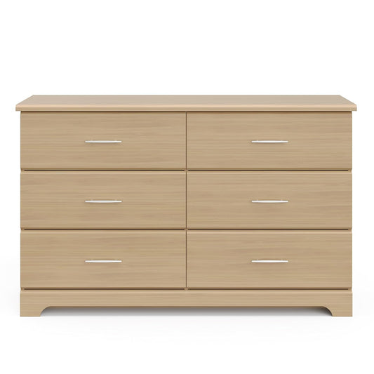 Brookside 6 Drawer Dresser Driftwood Nursery Furniture