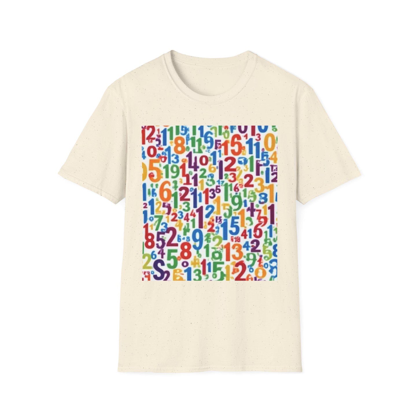 Colorful Numbers Unisex T-Shirt, Vibrant Graphic Tee, Fun Educational Apparel, Gift for Teachers, Kids Learning Shirt