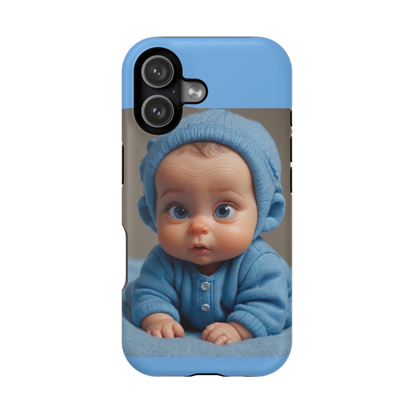 Baby Doll Phone Case: Impact-Resistant Magnetic iPhone 17 Case