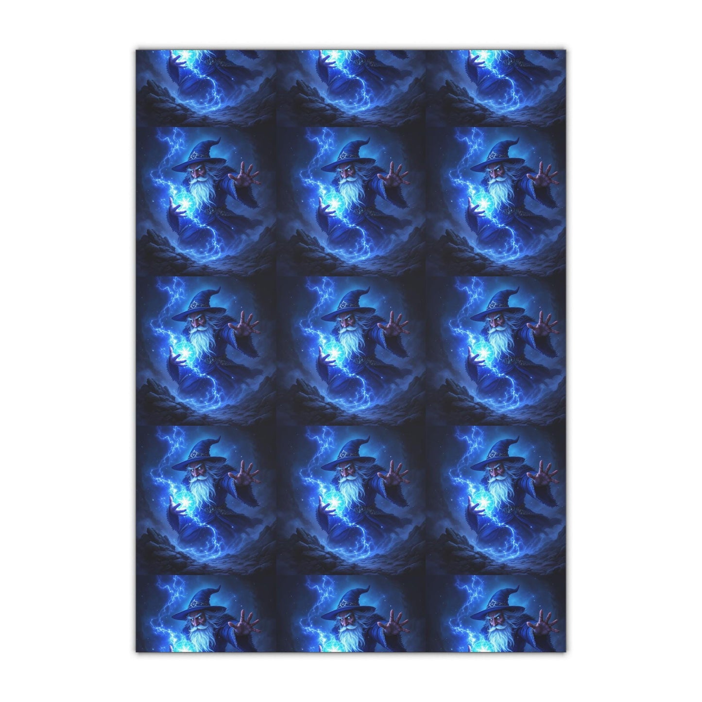 Mystical Wizard Gift Wrapping Paper: Satin Finish