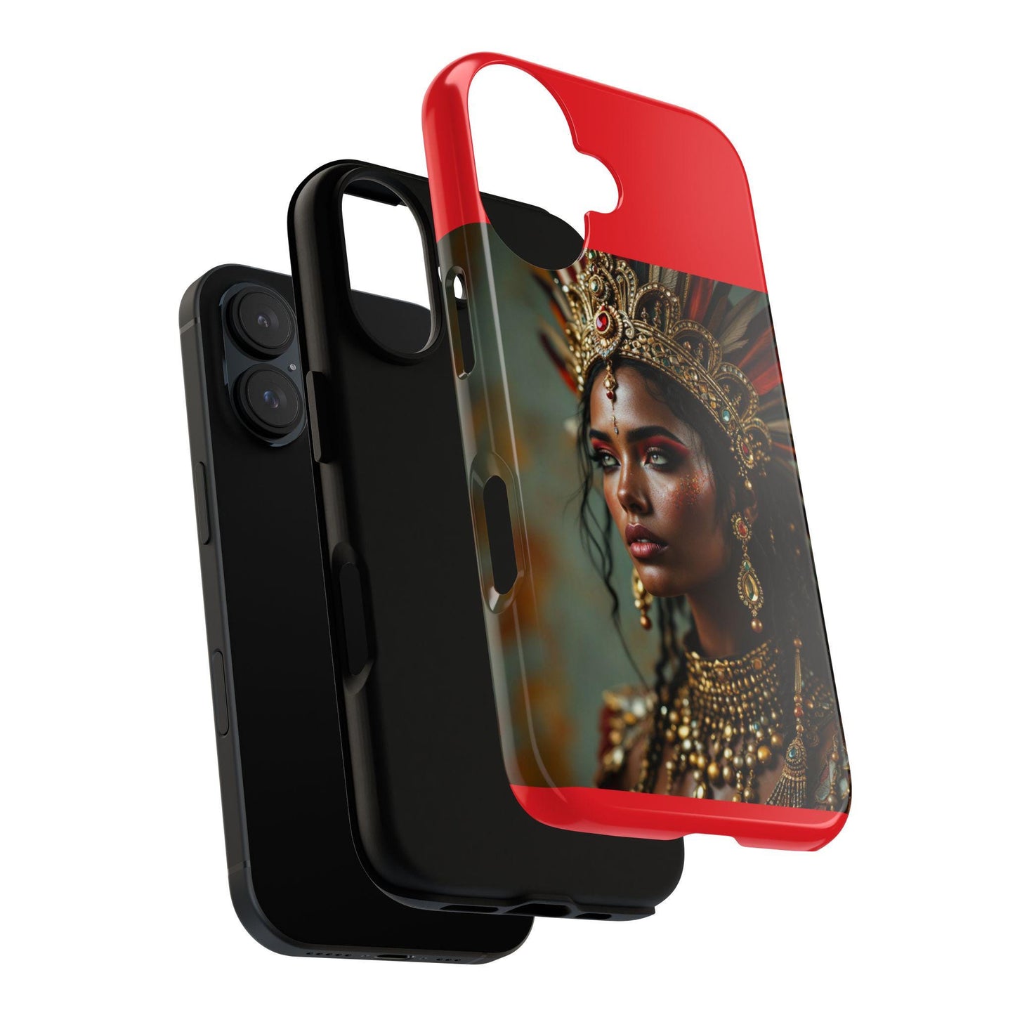 Ethereal Queen Phone Case: Bold Protective Cover