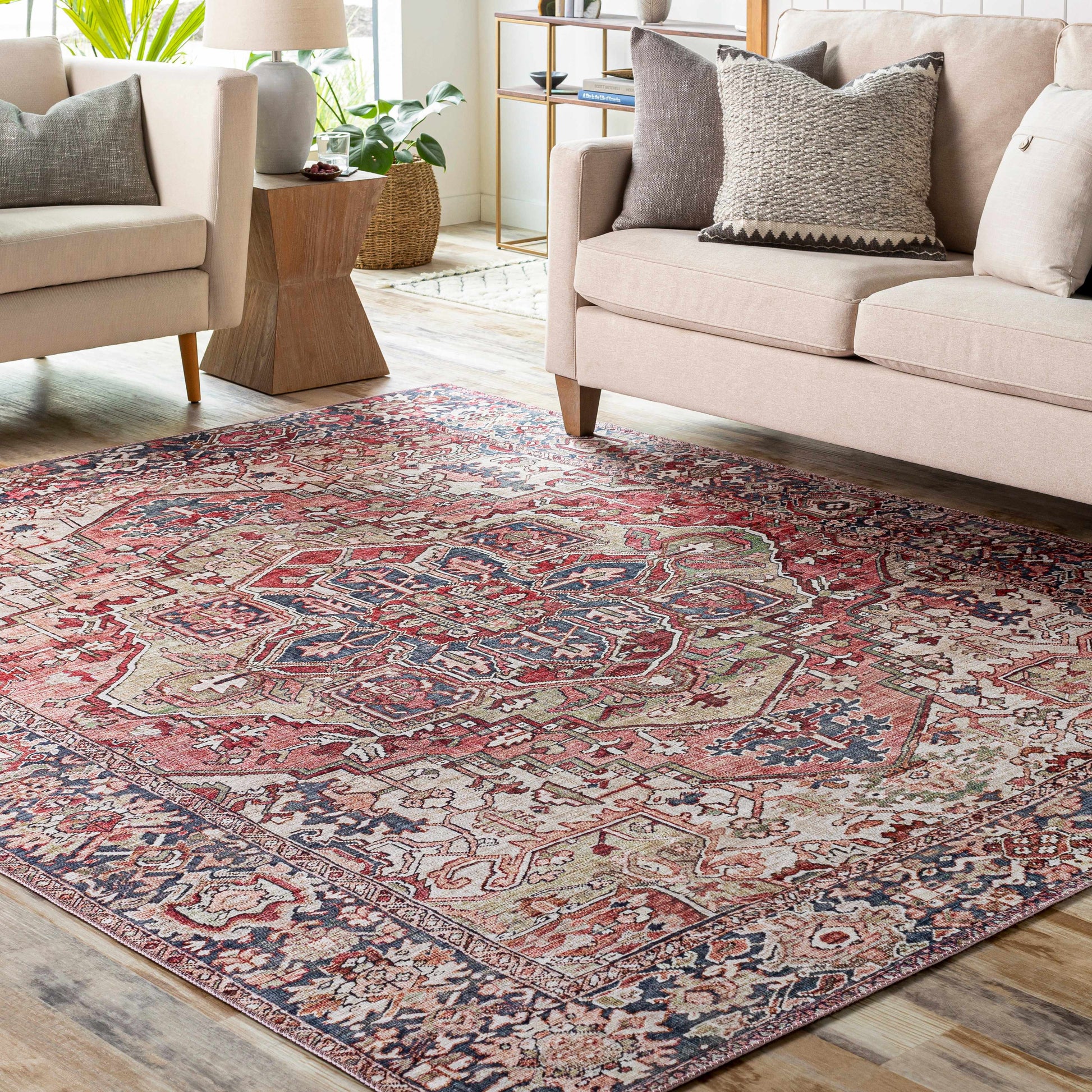 Neyland Iris Blush Area Rug 2357-2