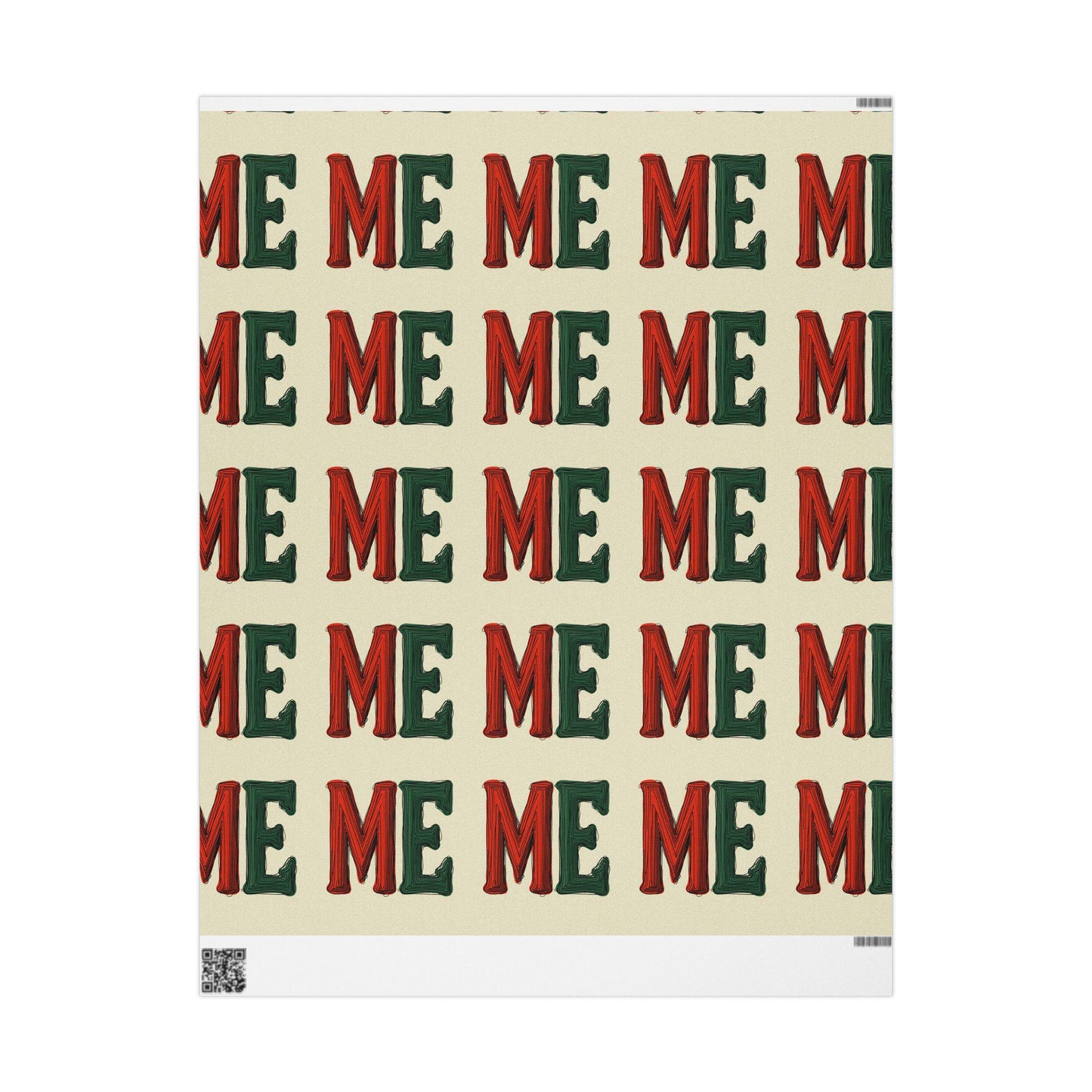 Playful Wrapping Paper for Creative Gift Giving, Holiday, Birthday, Party, Text Design, Fun Patterns, Eco-Friendly Gift Wrap