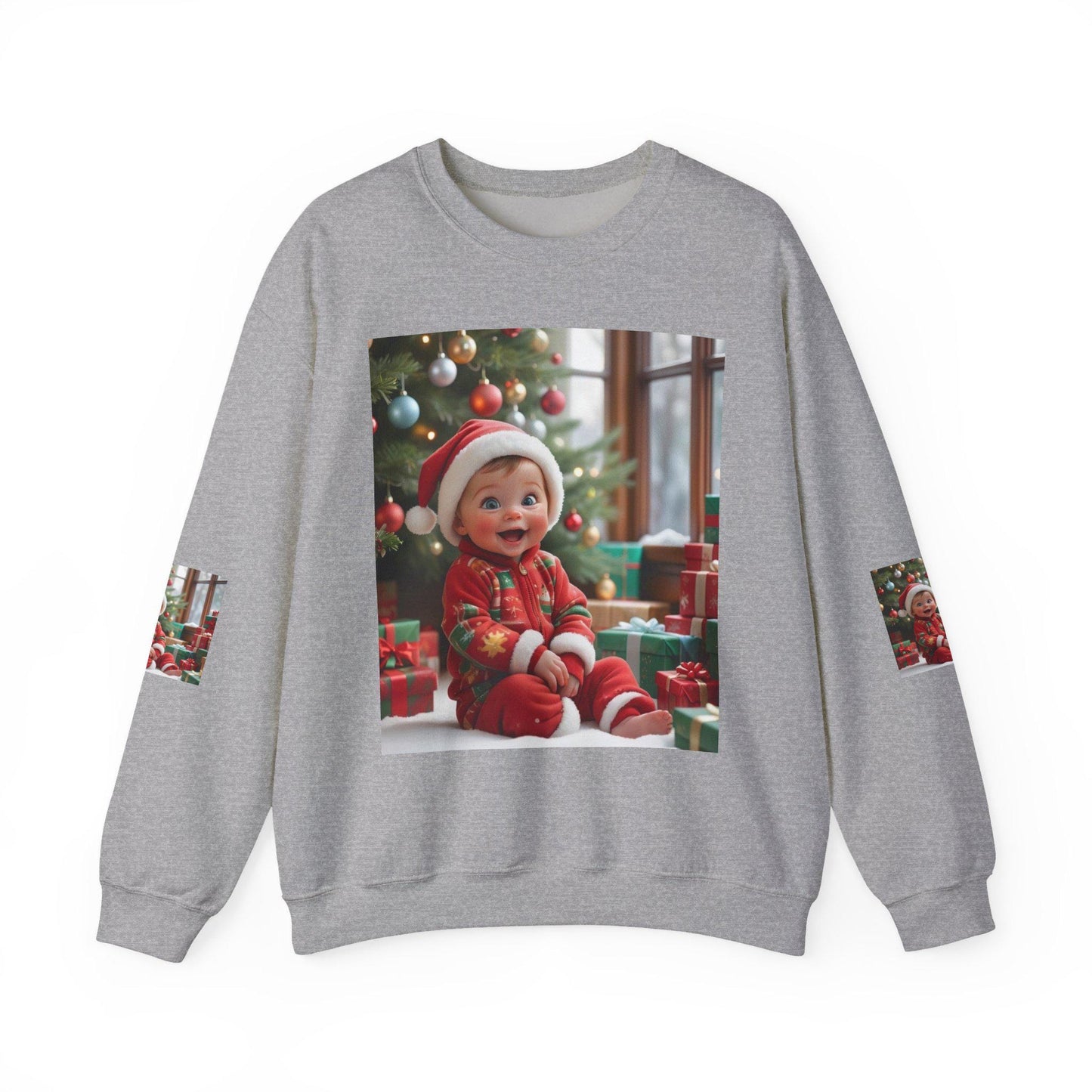 Festive Child Sweatshirt - Cozy Christmas Sweatshirt, Holiday Gift, Kids' Christmas Apparel, Cute Holiday Wear, Family Christmas Sweatshirt