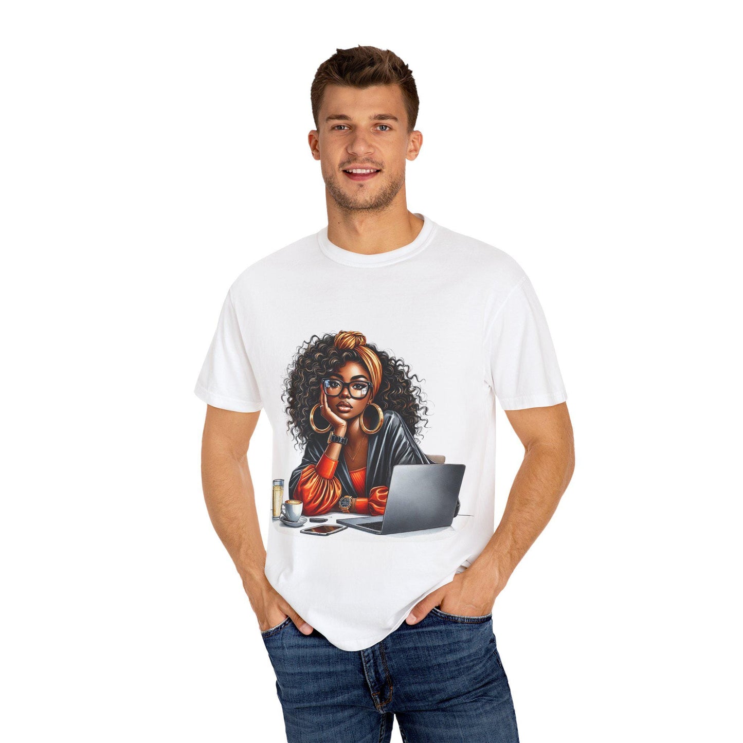 Empowering Self-Made T-Shirt: Unisex Garment-Dyed US Cotton Tee