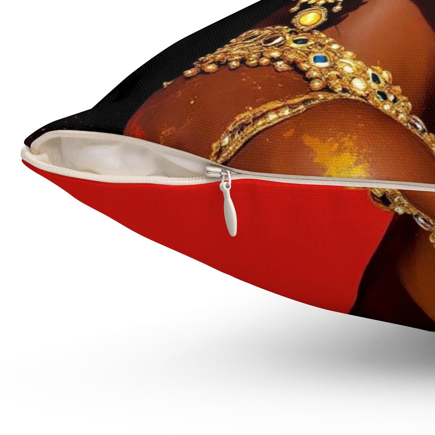 Bold Beauty Afrocentric Square Pillow | Home Decor, Art Pillow, Throw Cushion, Gift for Her, Black History Month Decor