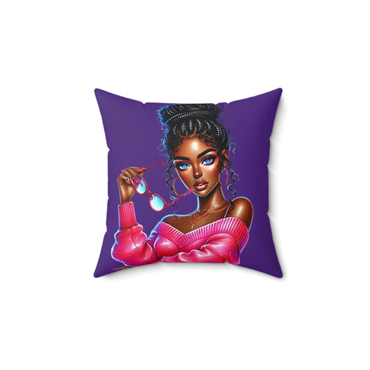 Vibrant Art Deco Pillow, Cozy Home Decor, Gift for Her, Modern Accent, Living Room Cushion, Unique Art Pillow