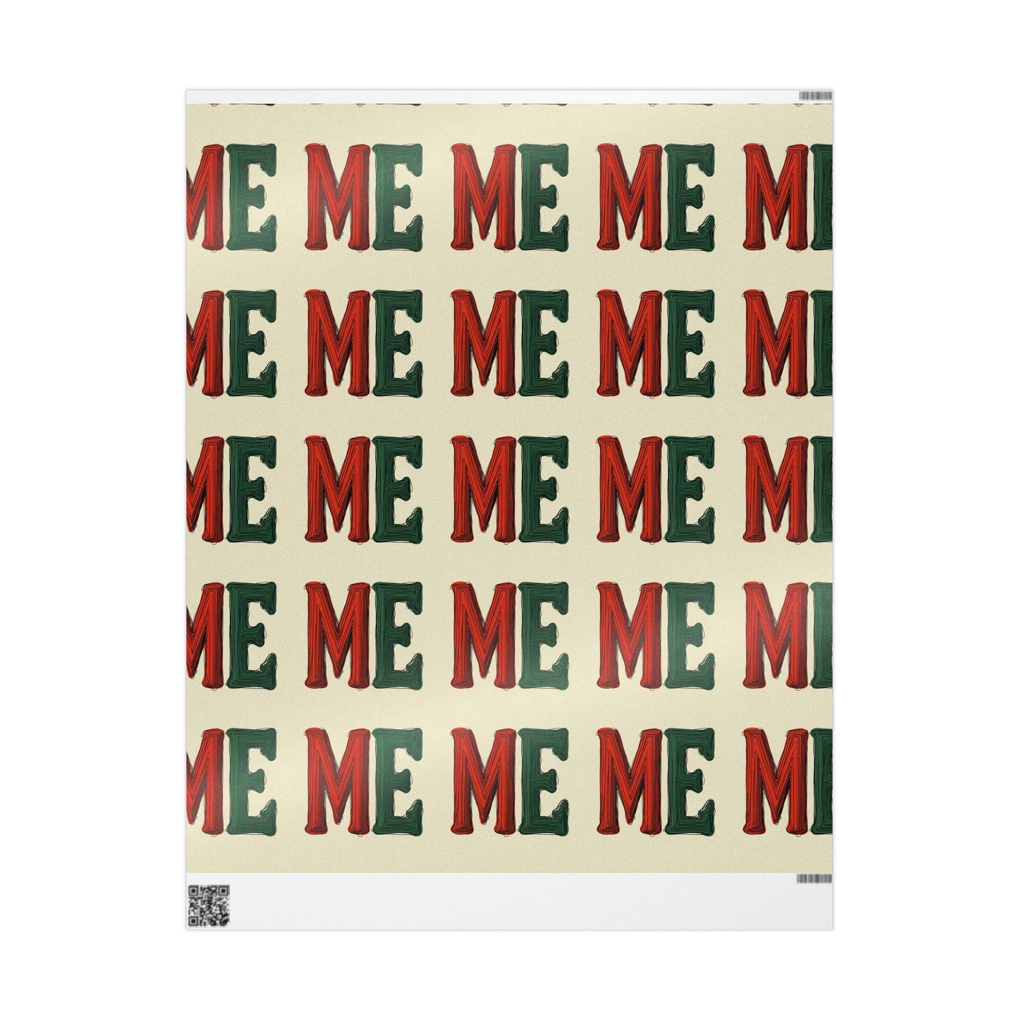 Playful Wrapping Paper for Creative Gift Giving, Holiday, Birthday, Party, Text Design, Fun Patterns, Eco-Friendly Gift Wrap