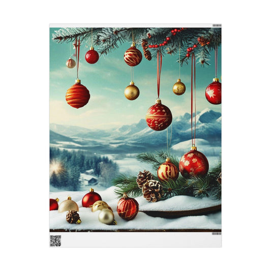 Festive Wrapping Paper for Holiday Gift-Bags, Christmas Gift Wrap, Seasonal Wraps, Decorative Paper for Any Occasion, Eco-Friendly [...]