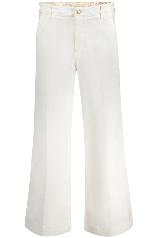 GUESS JEANS WOMEN'S WHITE DENIM JEANS