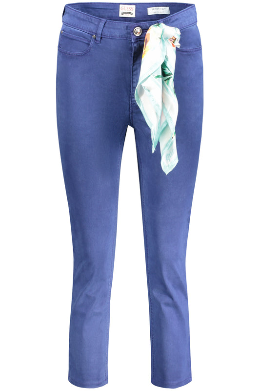 GUESS JEANS WOMEN'S DENIM JEANS BLUE