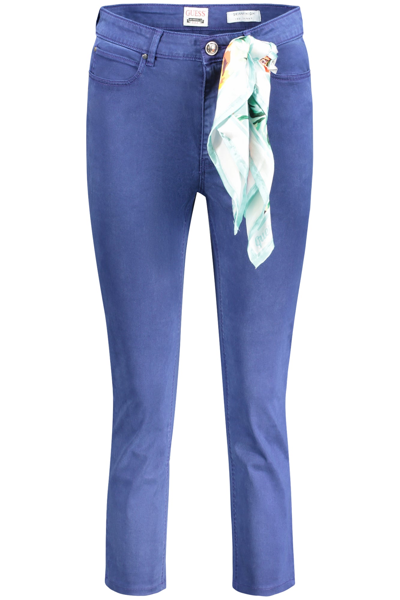 GUESS JEANS WOMEN'S DENIM JEANS BLUE