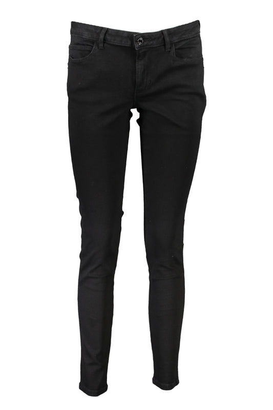 GUESS JEANS WOMEN'S BLACK DENIM JEANS