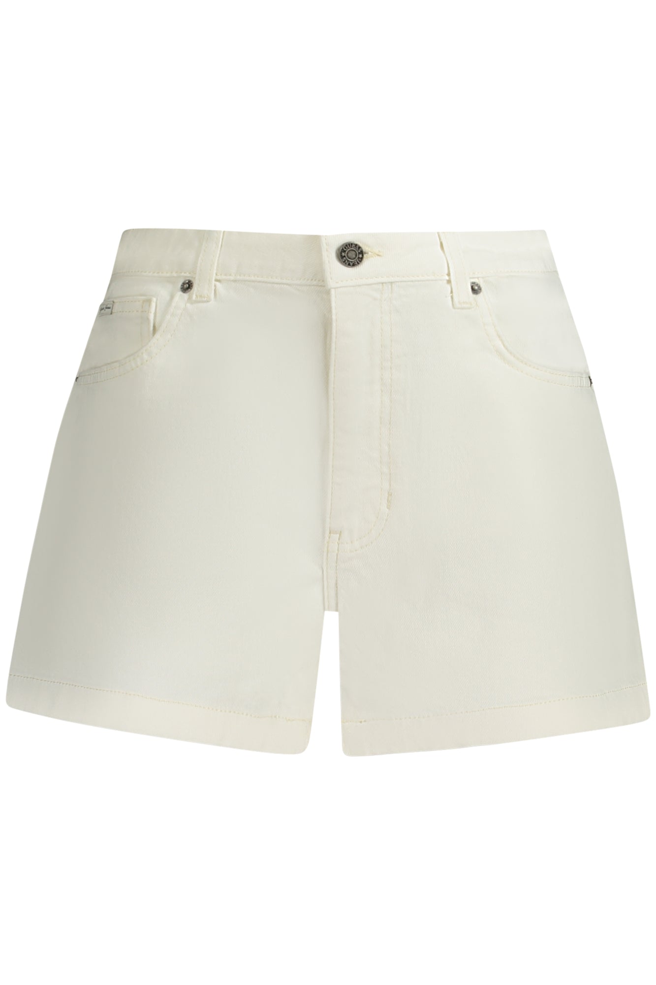 GUESS JEANS WOMEN'S SHORT JEANS WHITE