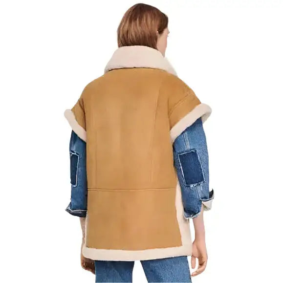 Women’s Vintage Shearling Vest-2