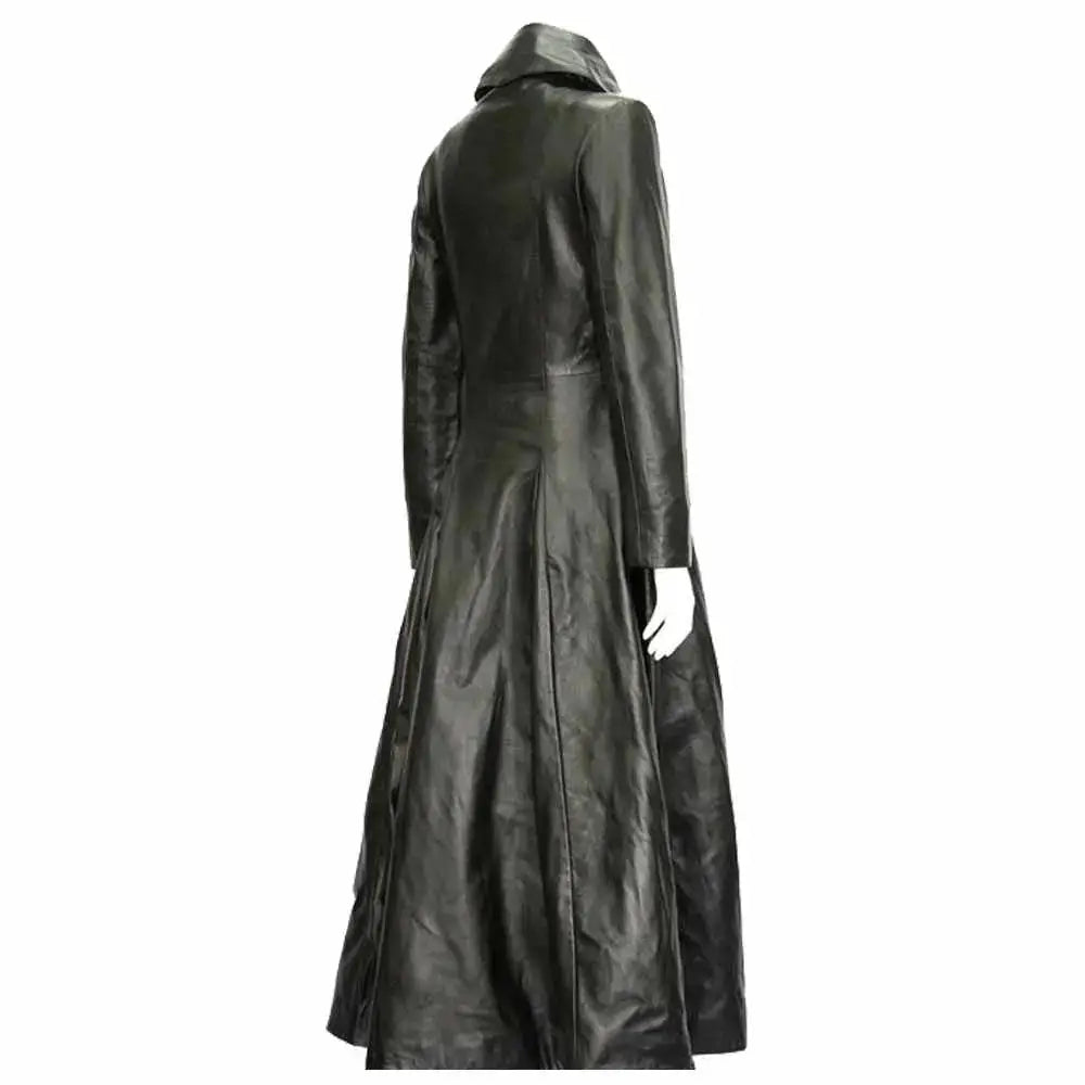 Women’s Midnight Black Leather Coat