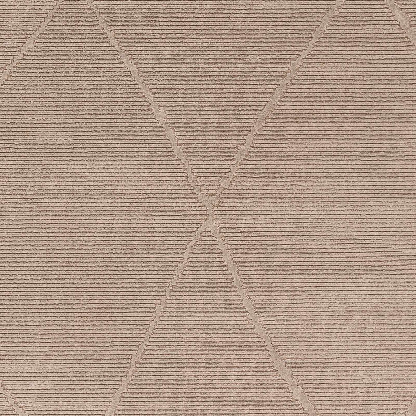 Aldis Tan Plush Textured Washable Rug  - Clearance