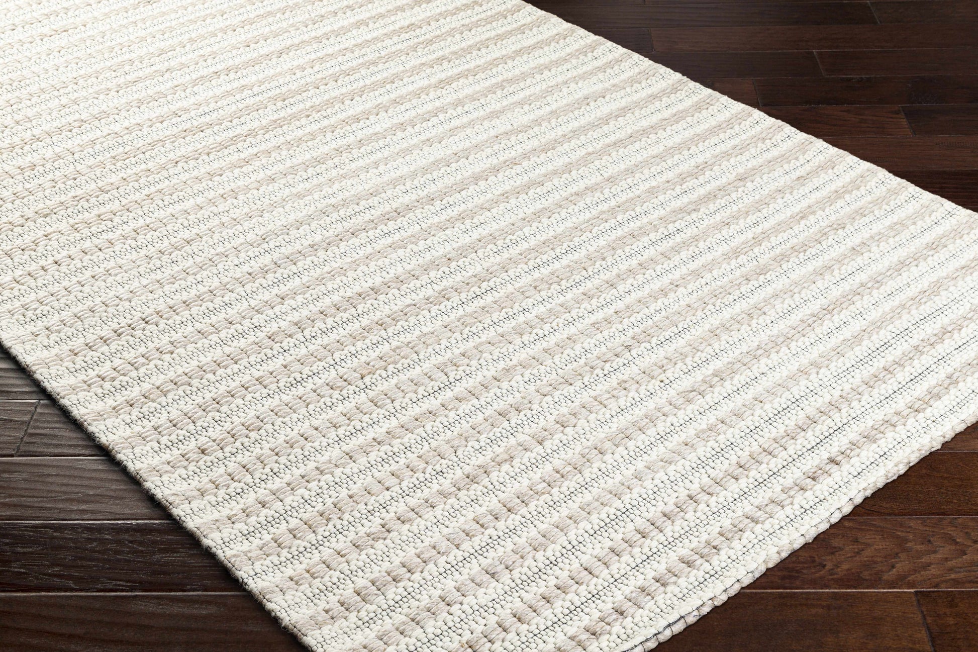 Laleh Cream & Black Area Rug - Clearance-3
