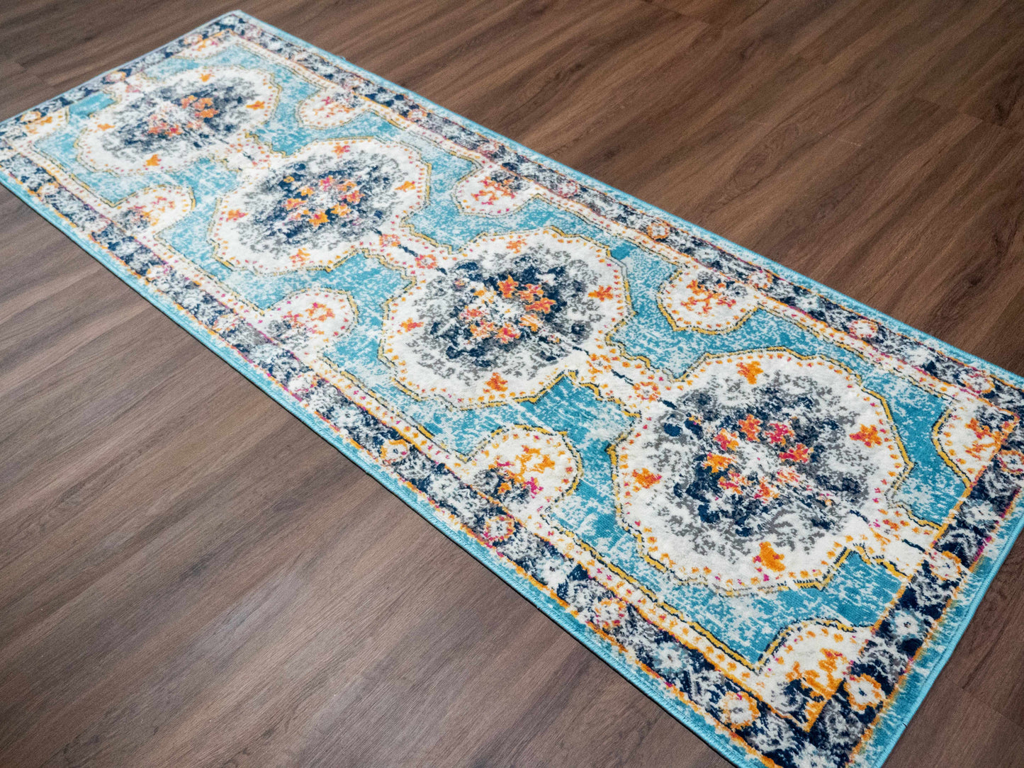 Tigried Turquoise 2308 Area Rug - Clearance-5