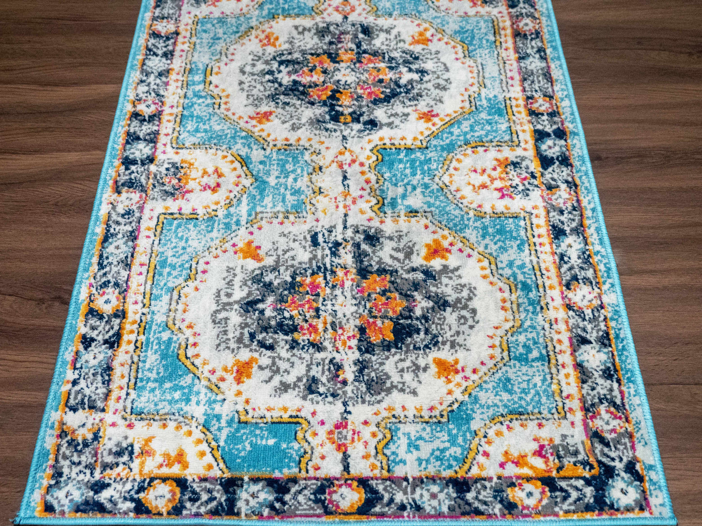 Tigried Turquoise 2308 Area Rug - Clearance-6